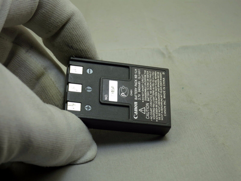 Used Canon NB-1LH  battery original  genuine  Lithium-Ion  3.7V 840mAh