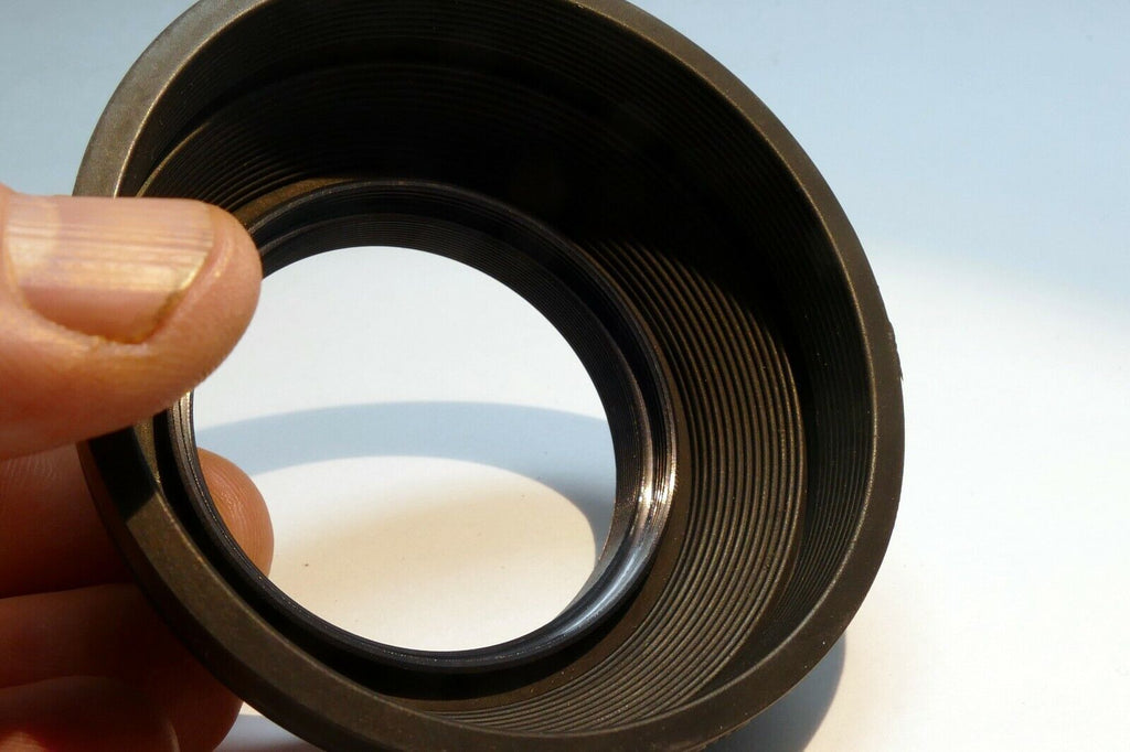 Hoya 49mm rubber lens hood shade  genuine OEM made in Japan vintage