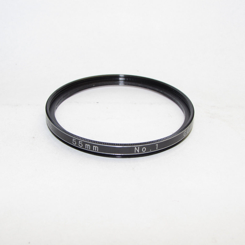 Genuine Vivitar Close-Up Lens Coated No. 1 Macro 55mm Filter Made in Japan