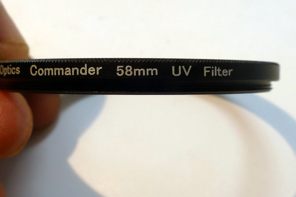 Elite Optics Commander UV 58mm Lens Filter Haze slim / low profile wide angle