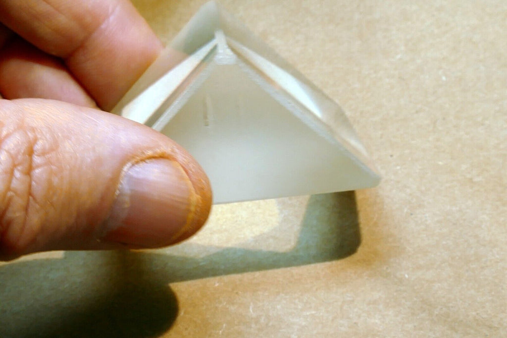 30mm Optical glass right angle prism 90 degree total reflection measurement