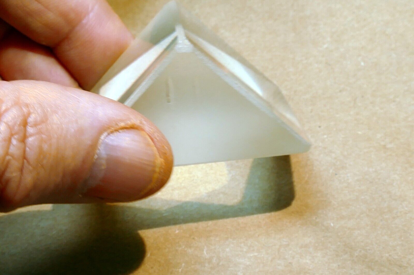 30mm Optical glass right angle prism 90 degree total reflection measurement