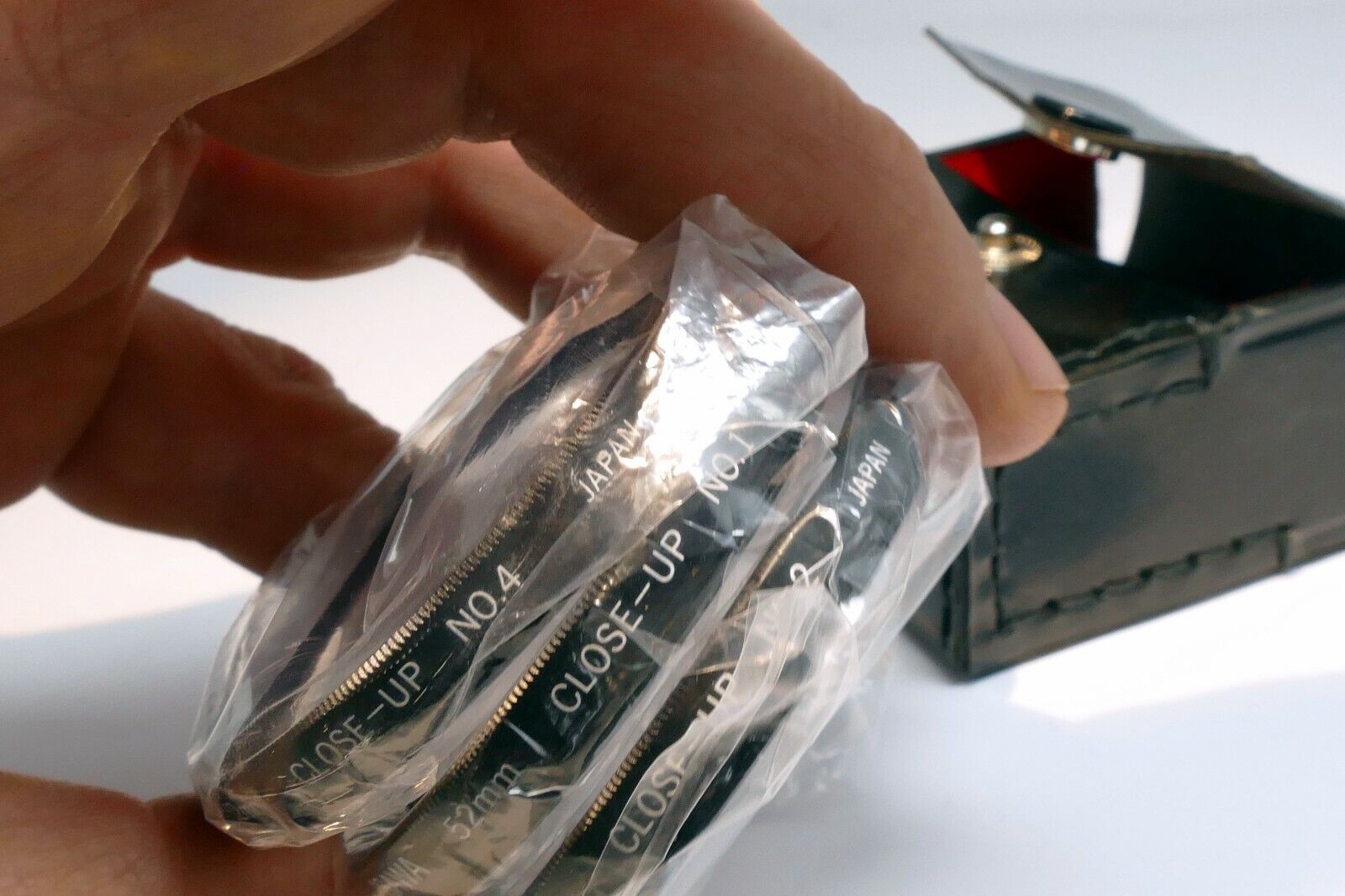 Osawa Macro Lens 52mm +1 +2 +4 Filters threads screw in close-up   set kit