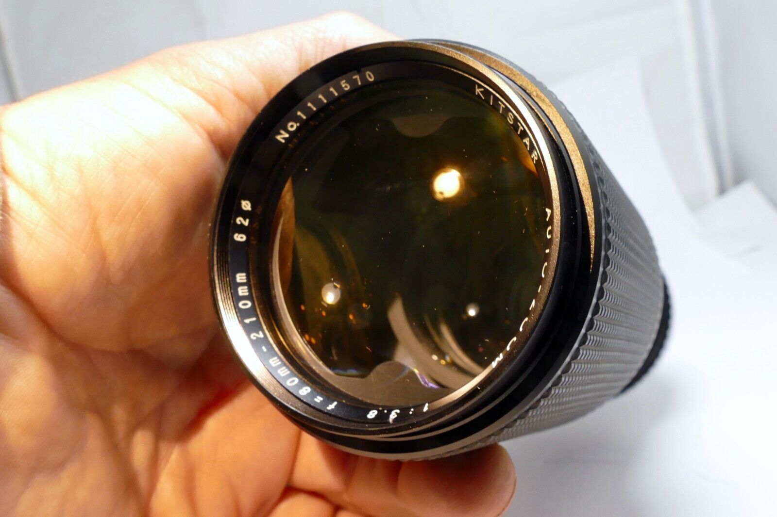 Kitstar 80-210mm f3.8 FD Lens for Canon manual focus telephoto  sticky aperture