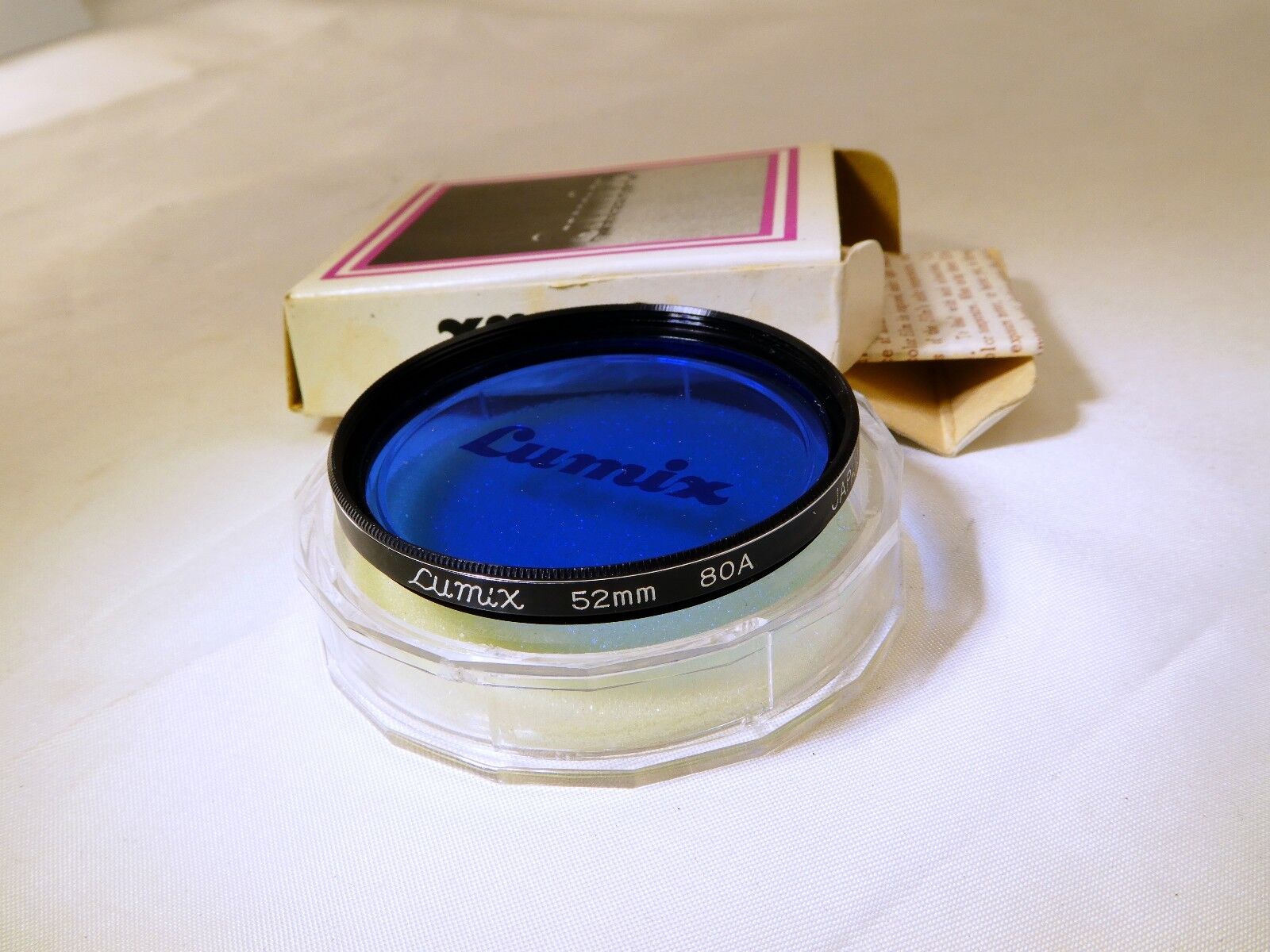 Lumix 80A 52mm Dark Blue Filter for Color Film Made in Japan Genuine EOM