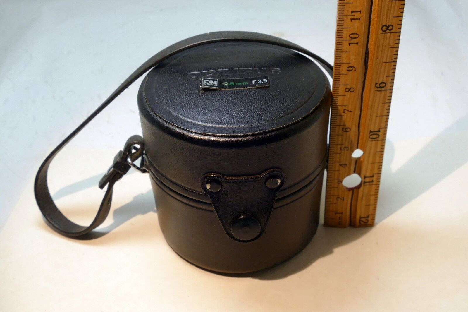 Olympus Hard Lens Case for OM 28mm f3.5 f2.8  genuine OEM - fits 50mm f1.4