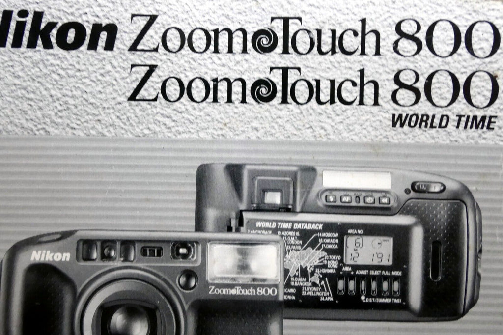 Nikon Zoom Touch 800 35mm Photo Guide camera instruction