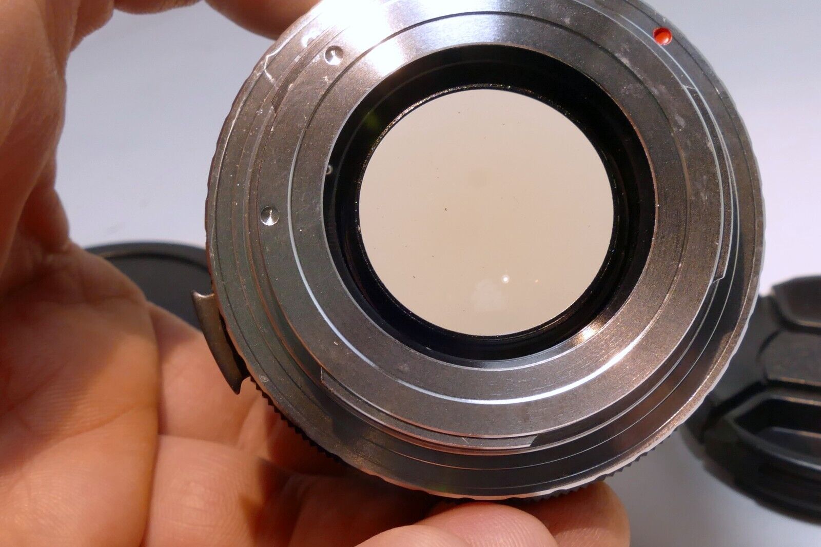 Rikenon 55mm f1.4 prime Manual lens adapted to Canon EOS EF camera T7i T8i