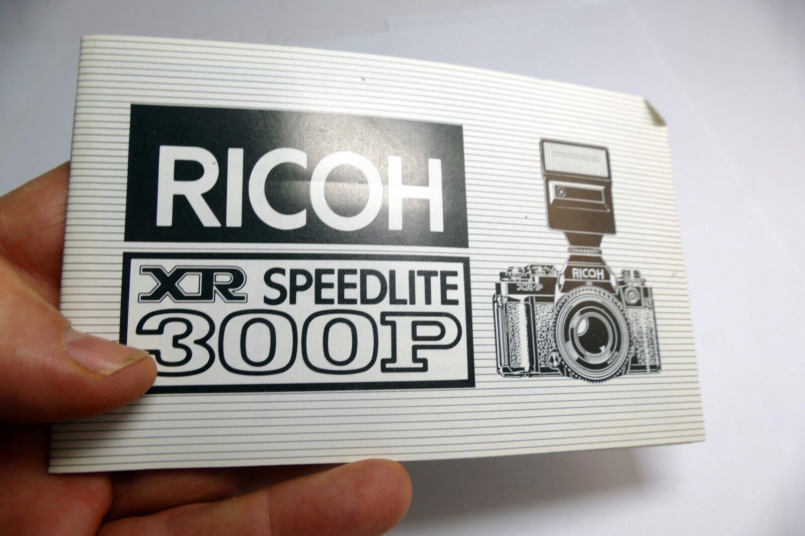 Ricoh XR Speedlight 300P Flash  Instruction Manual / User Guide EN - genuine OEM