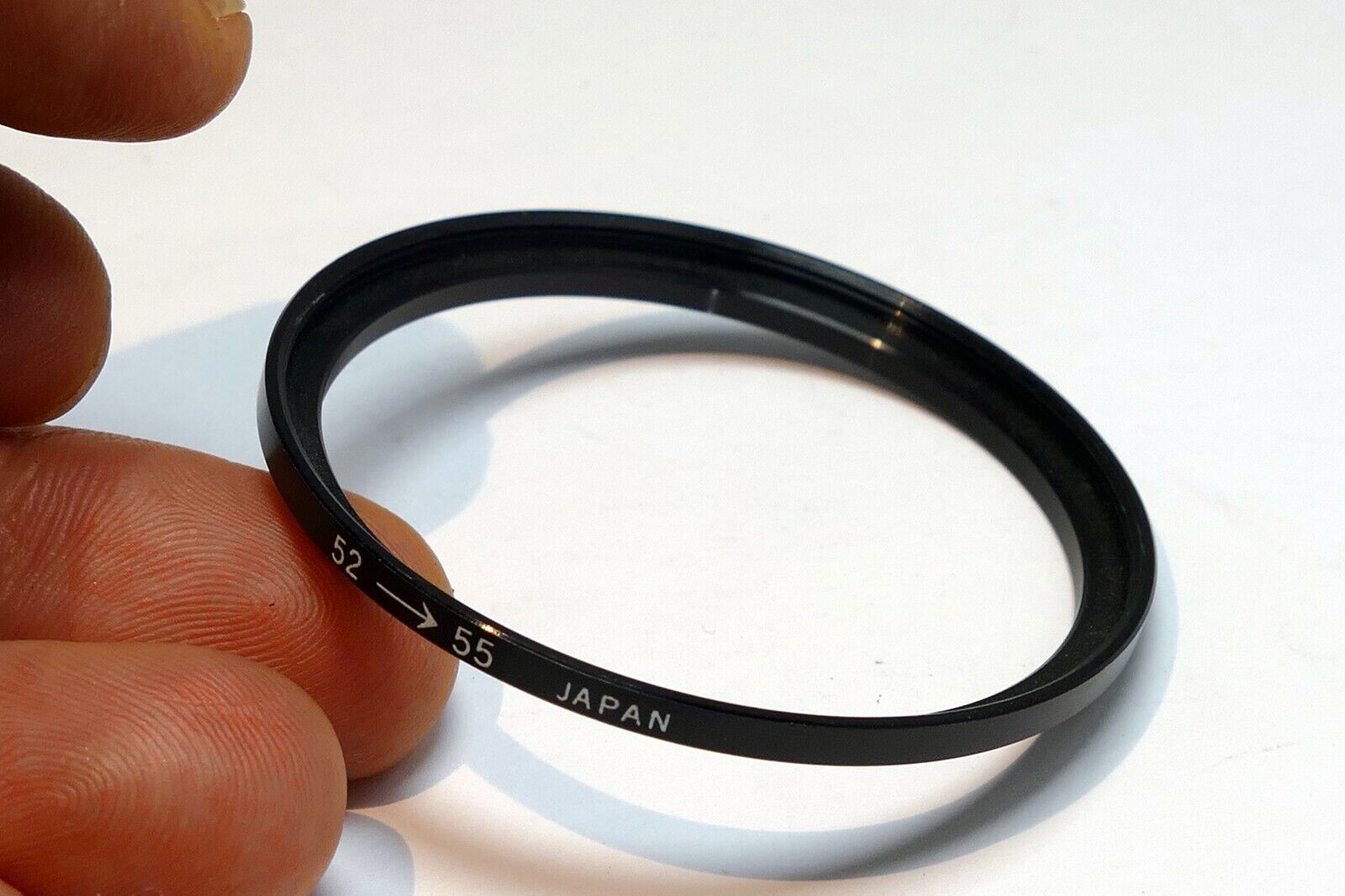 52mm to 55mm Metal Ring for lens male to female threads step -up made in Japan