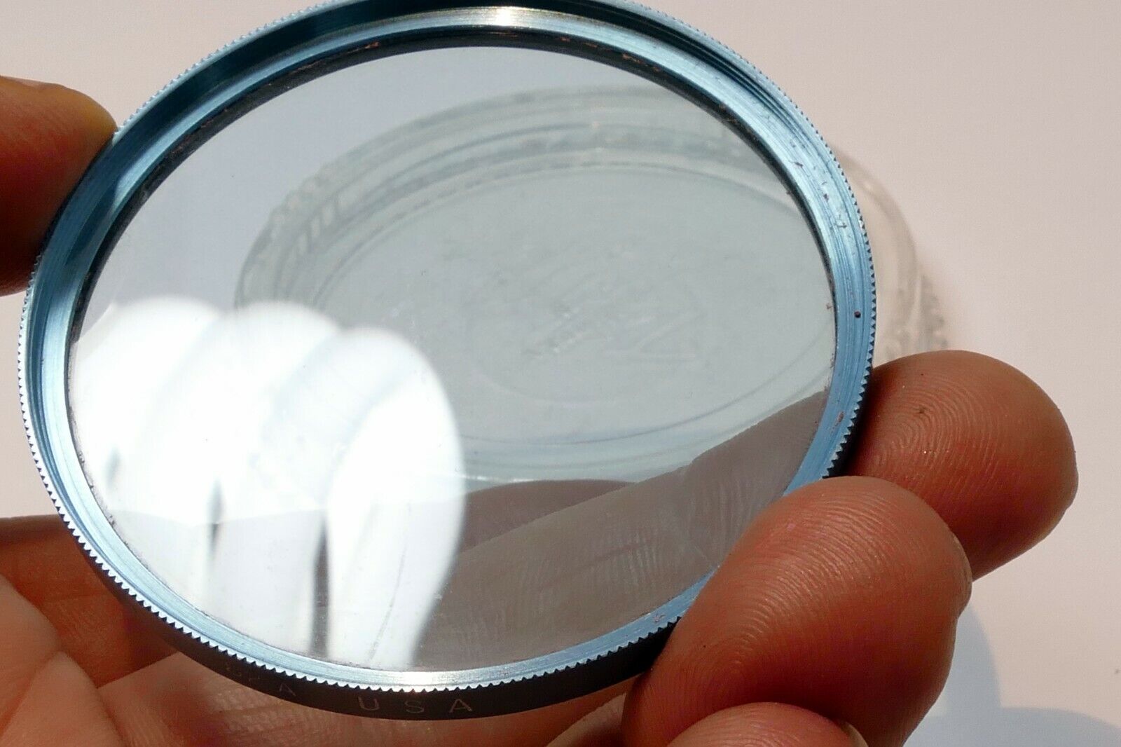 Tiffen Series # 8 VIII Lens Filter screw  in 62mm 82A light blue made in USA