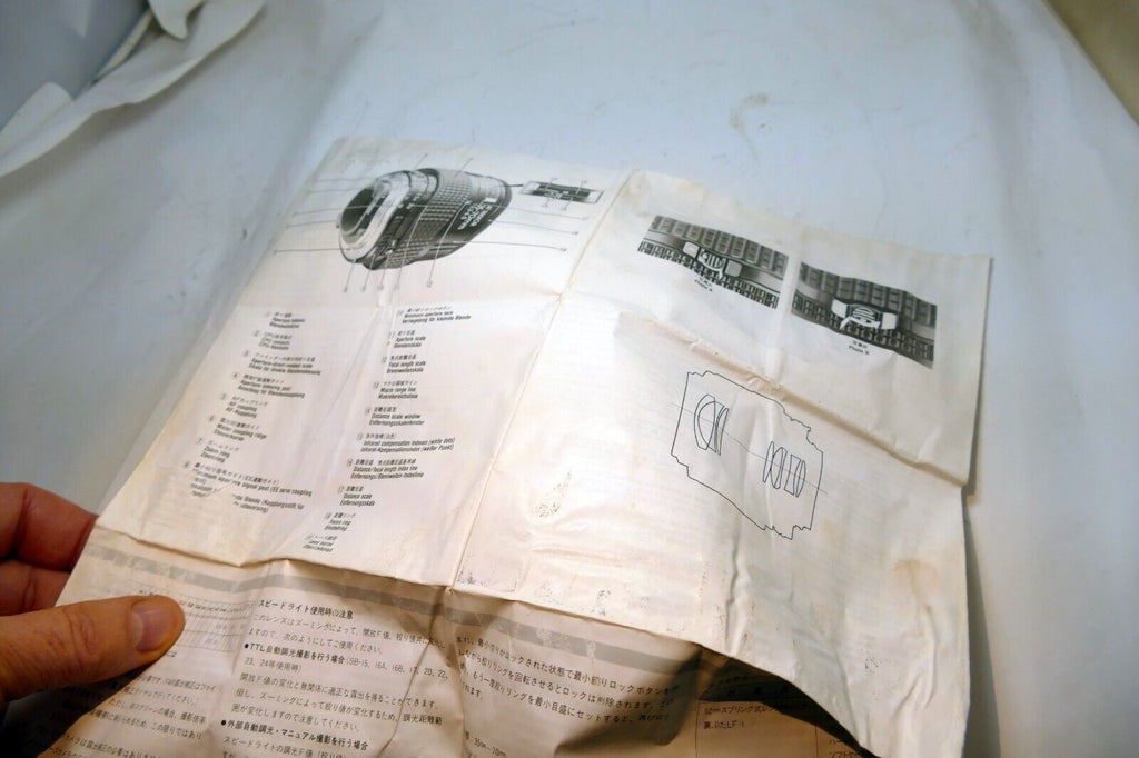 Nikon AF Zoom Nikkor 35-70mm f3.3 LENS Instruction Guide Manual - POOR CONDITION