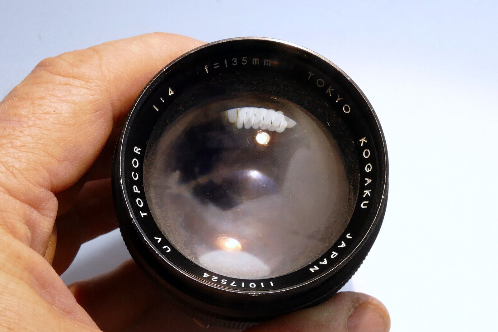 Topcon Topcor UV 135mm f4 lens with heavy haze / fungus AS IS parts or repair