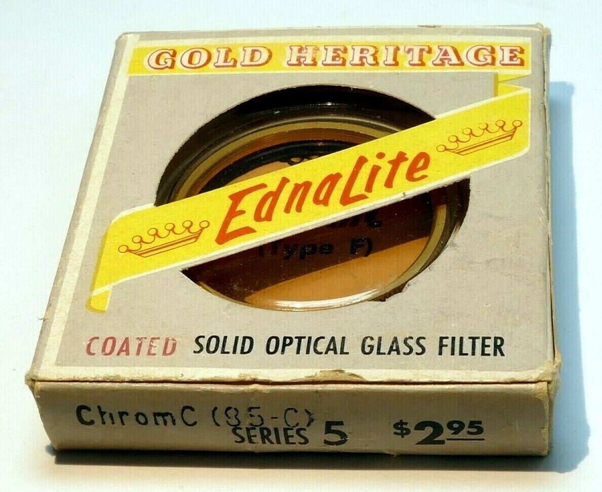 Ednalite Coated Chrome C 85-C Warming Filter series 5 V drop in type