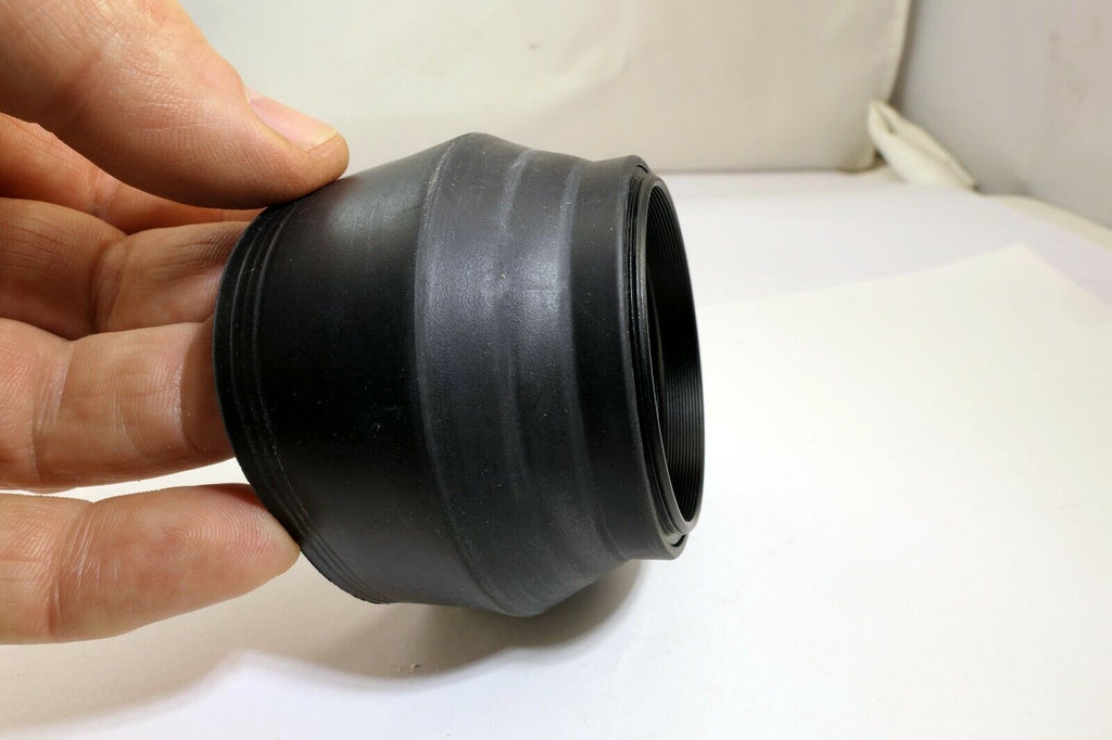 Lens Hood Shade Collapsible Rubber 52mm Telephoto double threaded for 135mm f2.8