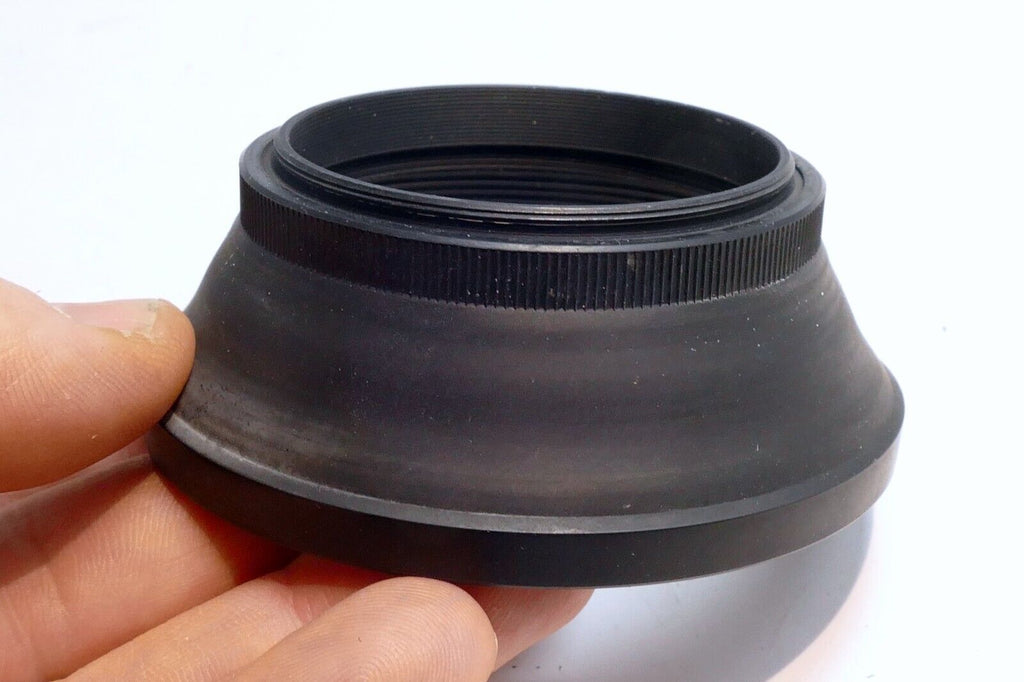 52mm Rubber Double Threaded Collapsible  Lens Hood Shade for 50mm f1.4