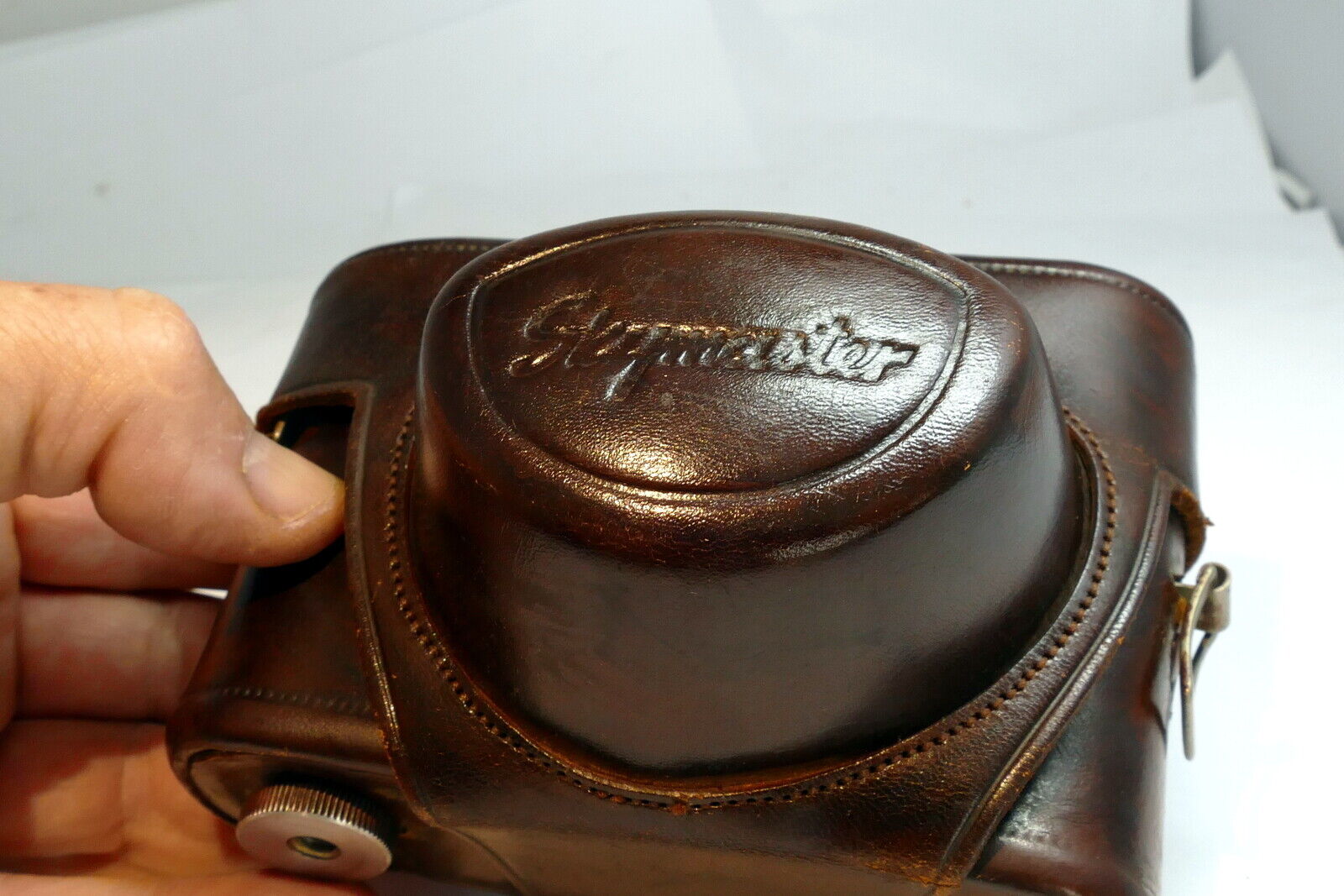 Leather case for Skymaster Pax Camera w/ 45mm F3.5 Luminor lens