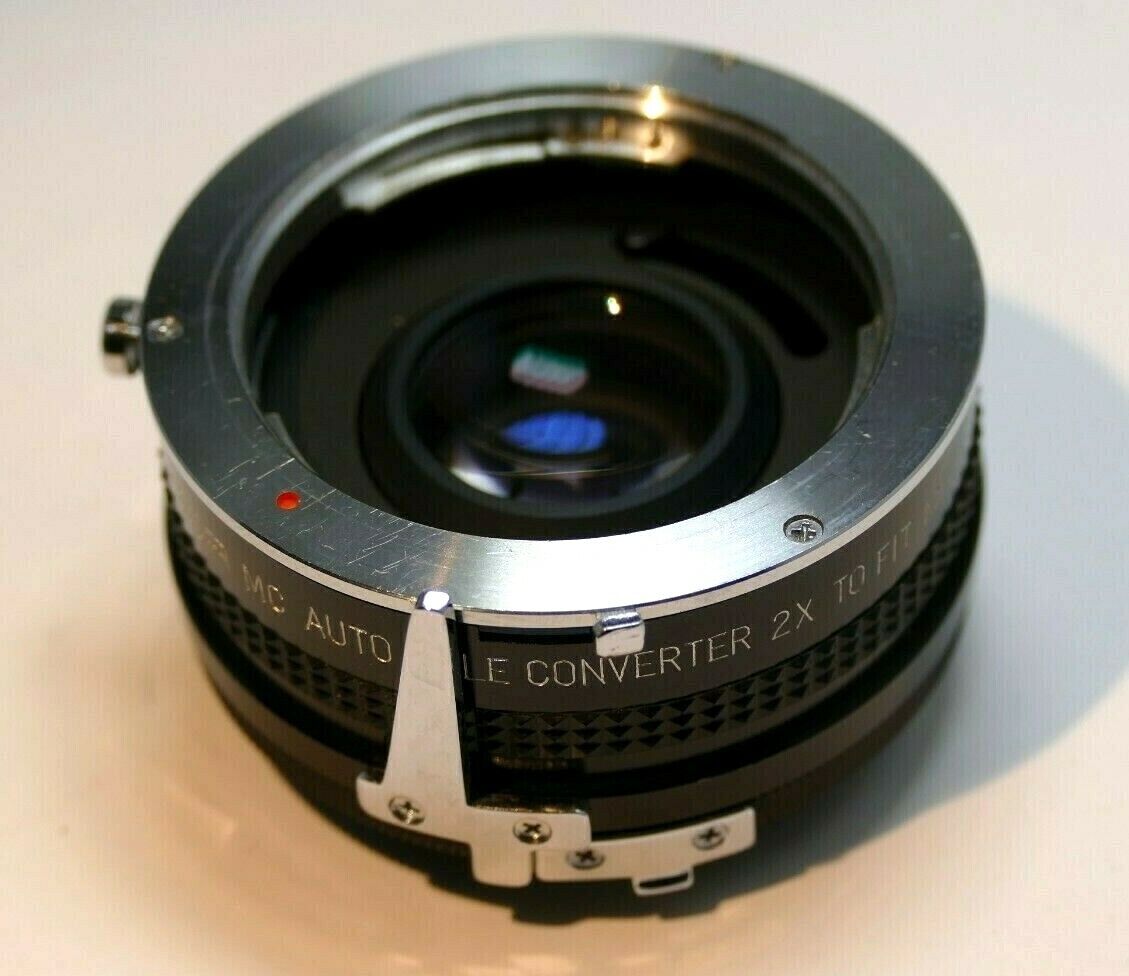 Soligor 2X Lens Teleconverter Extender Minolta MD mount for 50mm f1.4 Rokkor
