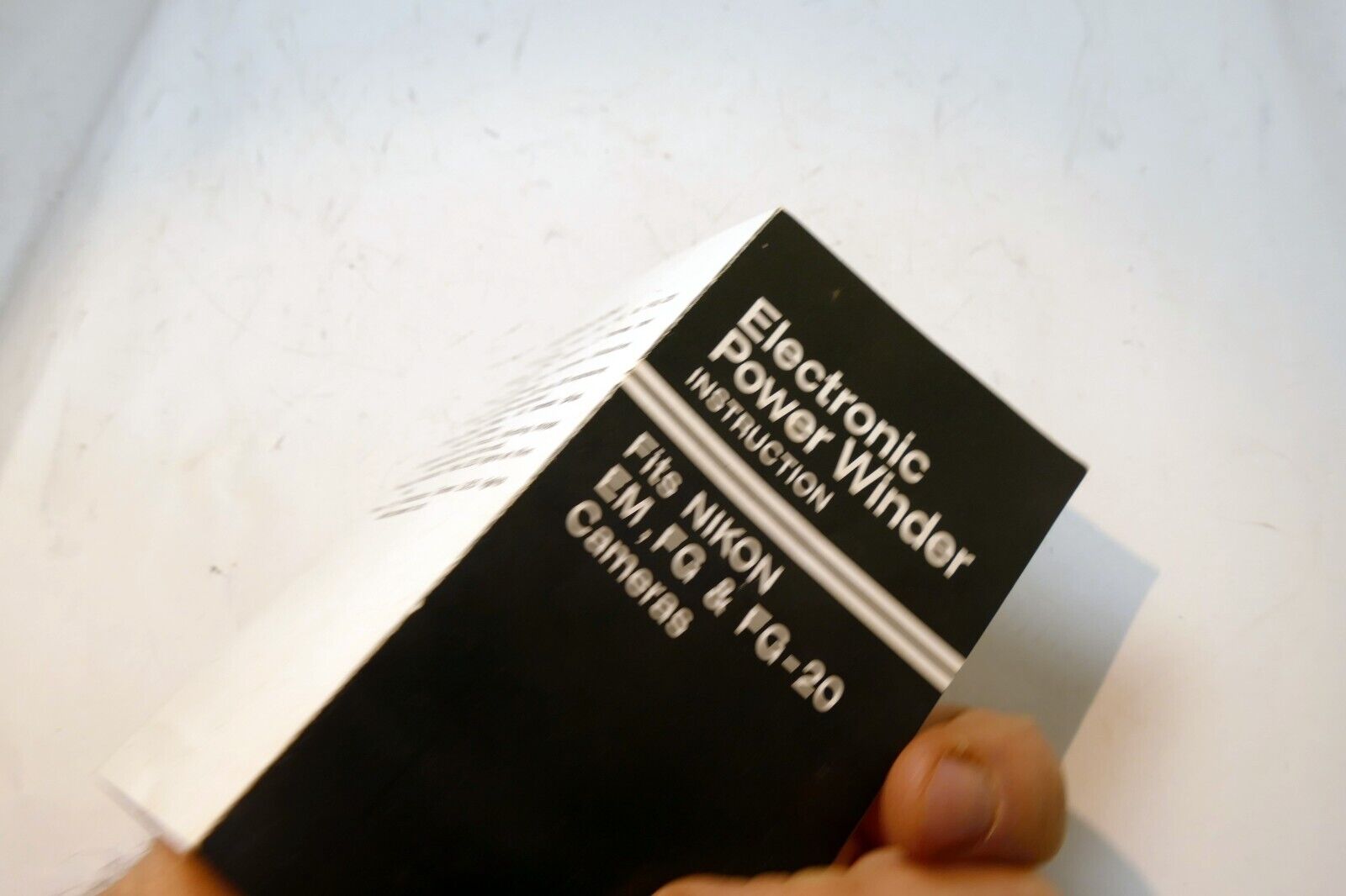 Power Winder for Nikon EM FG FG-20Instructions  guide manual English EN