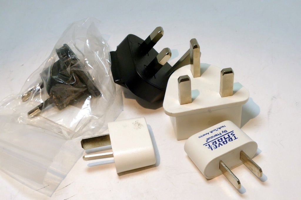 Travel Smart by Conair Adapter Plug for UK Australia Apple (pack of 5 lot)