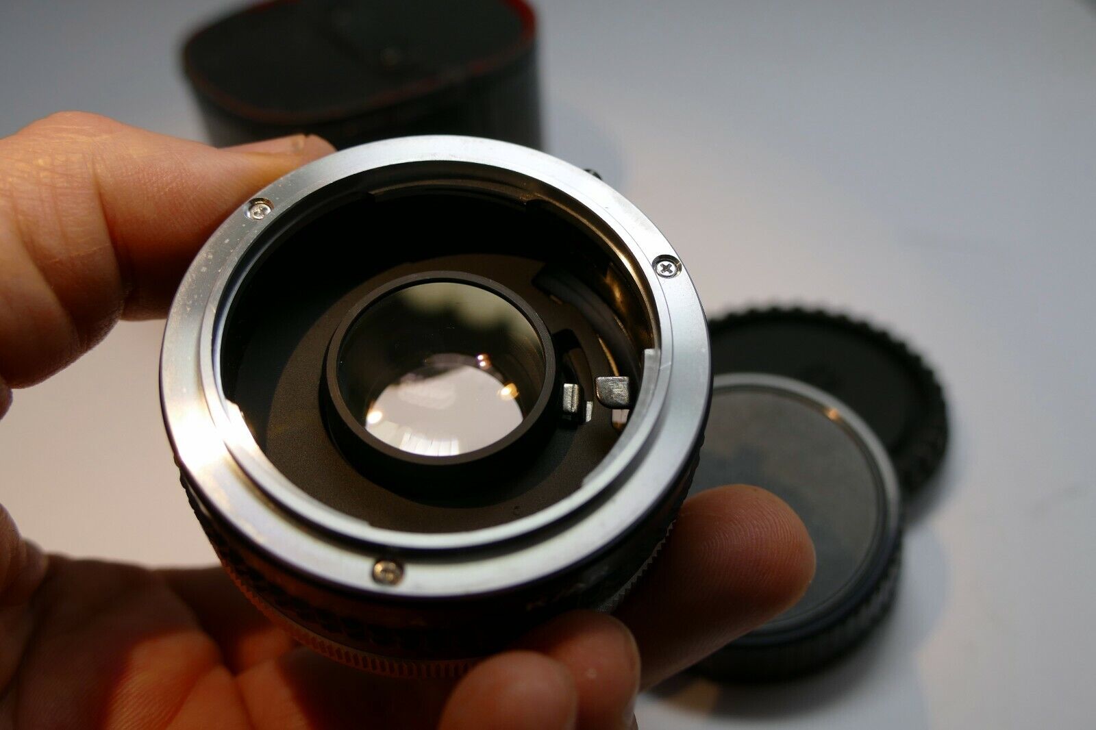 CPC 2X Teleconverter MC-4 AUTO K/AR Konica Hexanon lenses