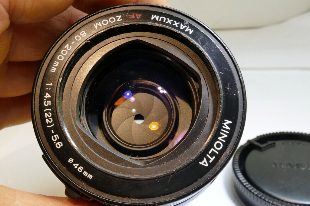 Minolta Maxxum AF 80-200mm f4.5-5.6 AF Lens For α37 α58 α68 Alpha telephoto