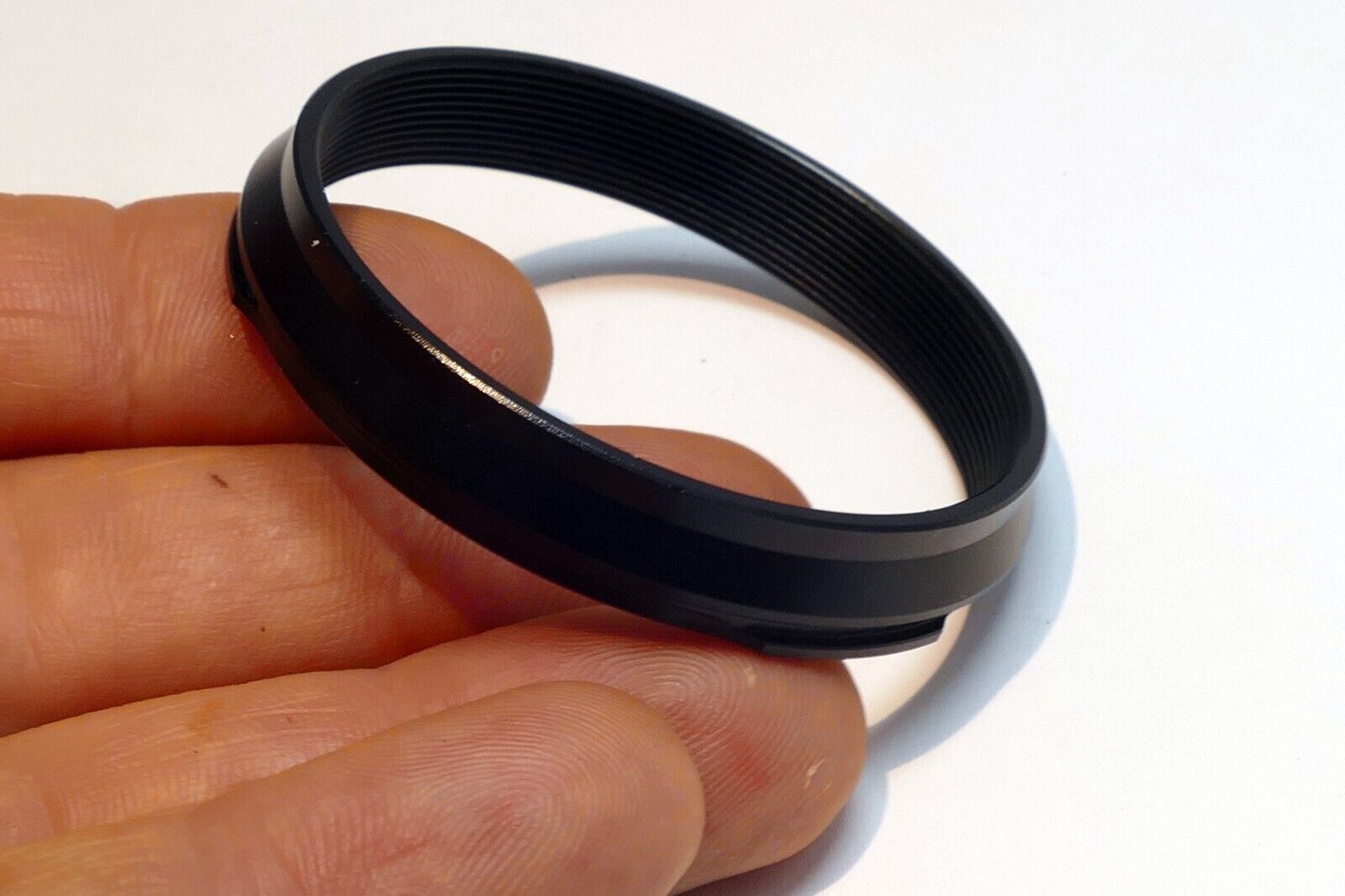 49mm Adapter ring for JJC LH-X100 Hood Shade for Fujinon X100 camera lens BLACK
