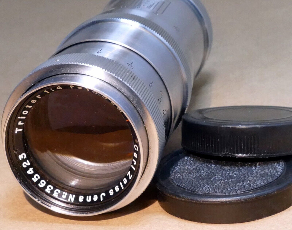 Carl Zeiss Jena Triotar 13.5cm f4.0 T M42 Lens Screw  Mount 135mm