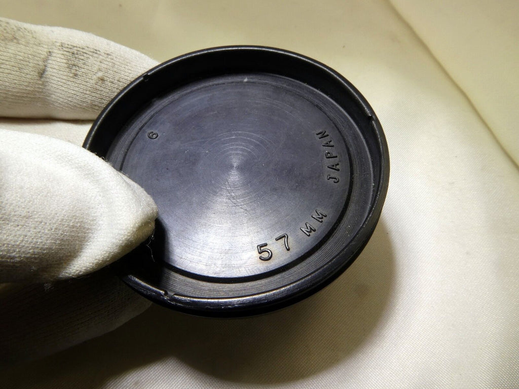 Vivitar 55mm 57mm ID Lens Front Cap Slip on type Plastic