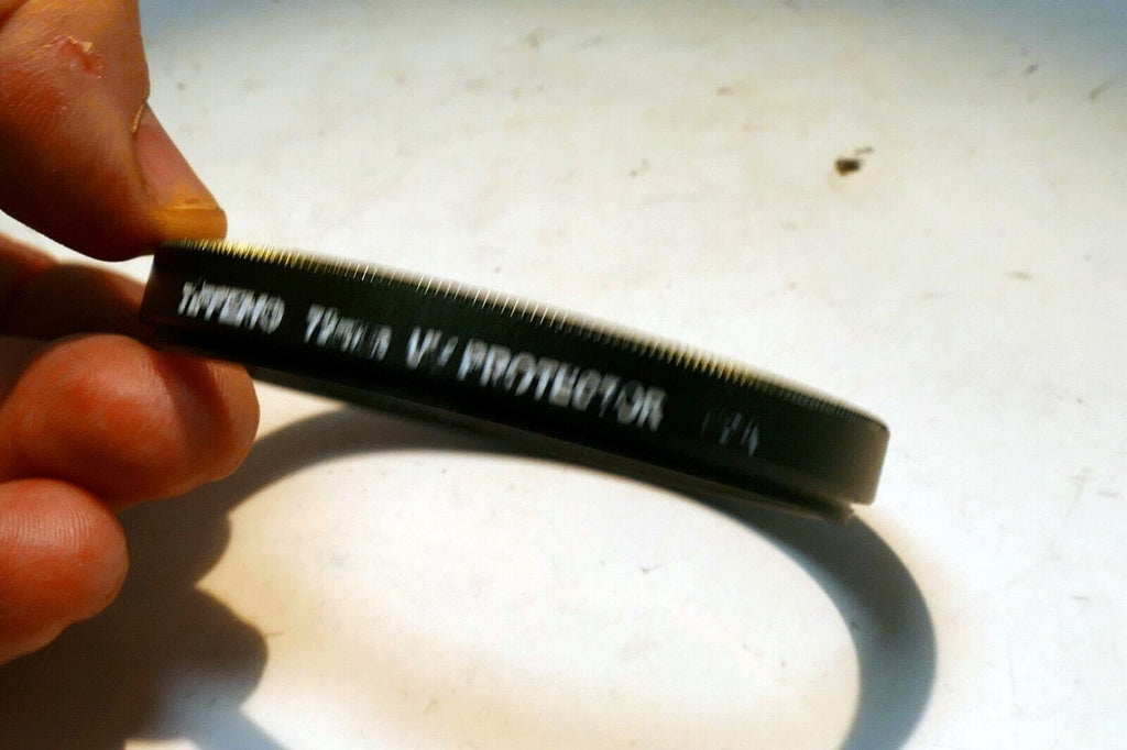 Tiffen 72mm Filter  UV  Protector  made in USA with green teal rim