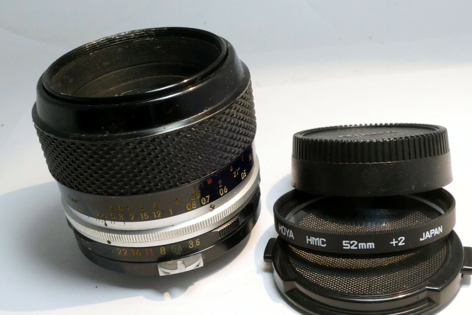 Nikon 55mm f3.5 Micro-Nikkor-P lens Non Ai close-up F mount  macro close-focus
