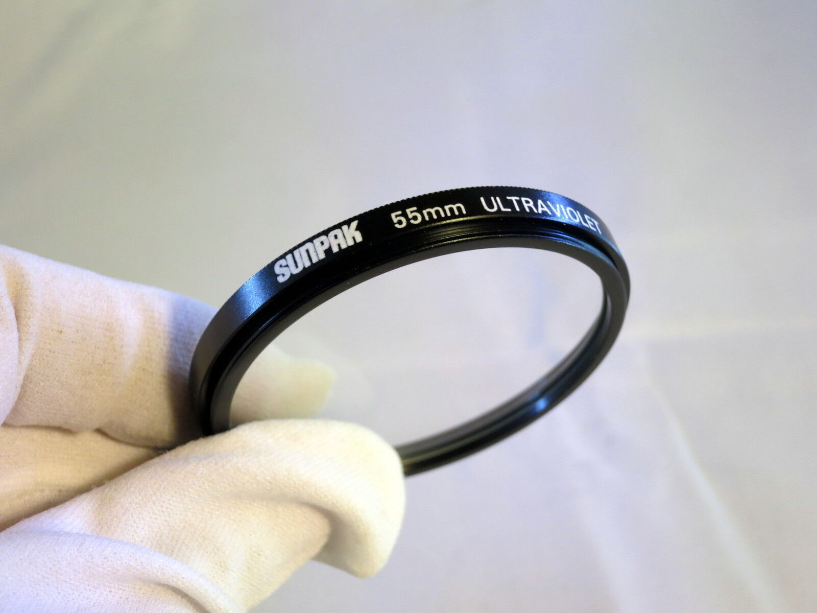 SUNPAK Genuine 55mm Ultraviolet UV Lens Filter with case 6106018