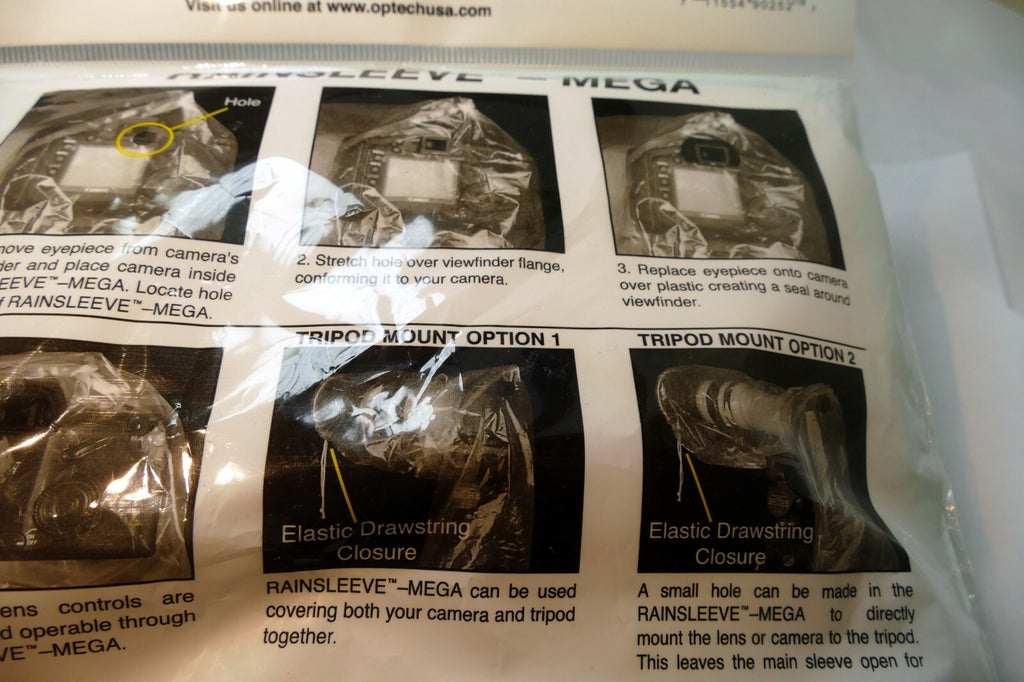 OP/TECH USA 25-inch Rain sleeve for Cameras for 600mm 500mm MEGA long lens