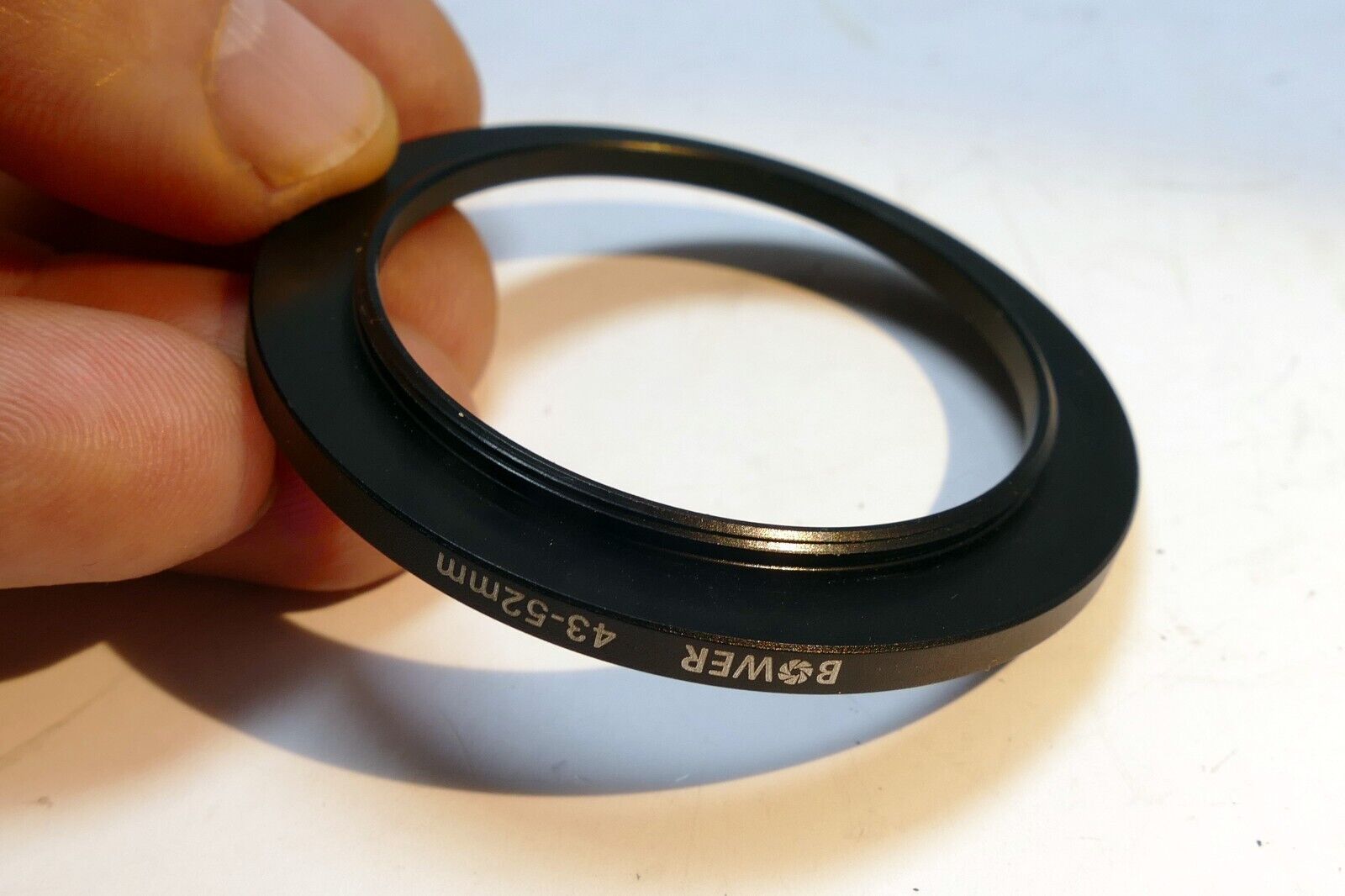 43mm to 52mm male to female threads step Up ring adapter lens