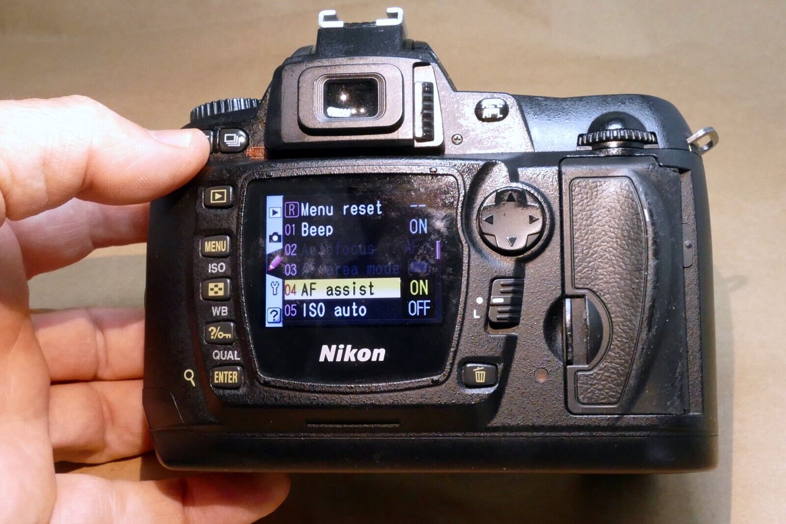 Nikon D70S Camera Body Only - CHA error  AS IS parts Repair