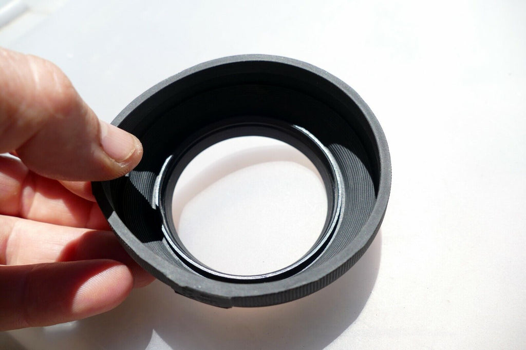 62mm Lens Rubber Hood shade double threaded for  telephoto zoom
