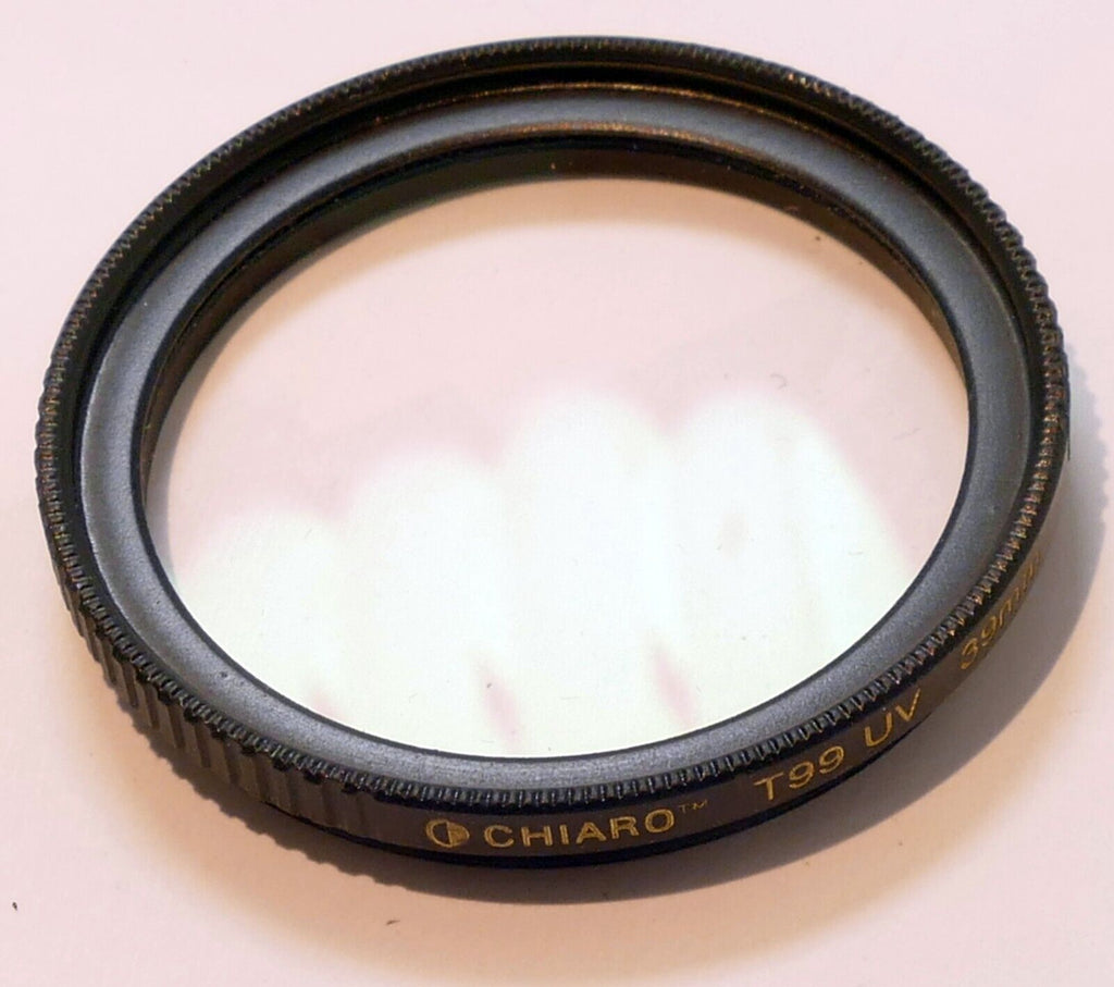 Chiaro T99 39mm UV Lens Filter Multi-Coated 99-UVBTS39m with ribbed rim