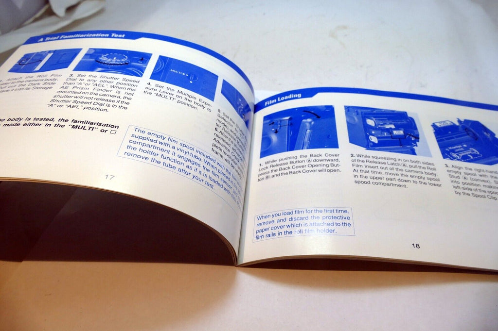 Mamiya 645 PRO motor drive  Instruction Manual Guide