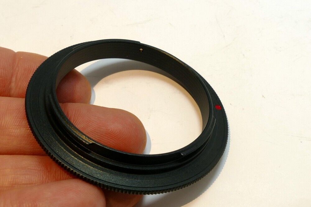 58mm Macro Close-Up Reverse Lens Adapter Ring For Canon EOS R mirrorless cameras