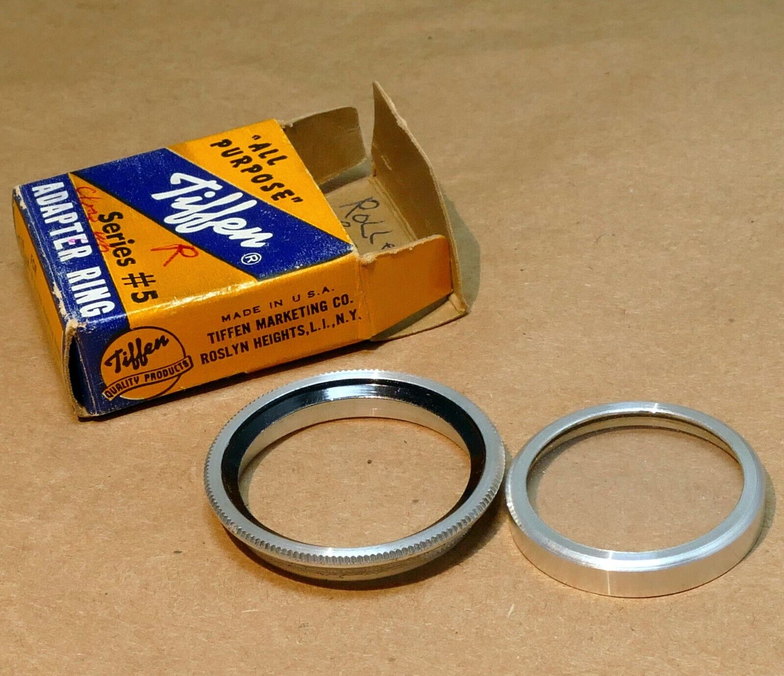 Retaining ring for Tiffen  Series 5 with +2 lens close up  - Rollei | Yashica