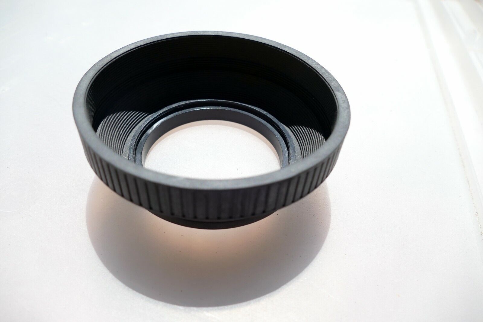 62mm Lens Rubber Hood shade double threaded for  telephoto zoom