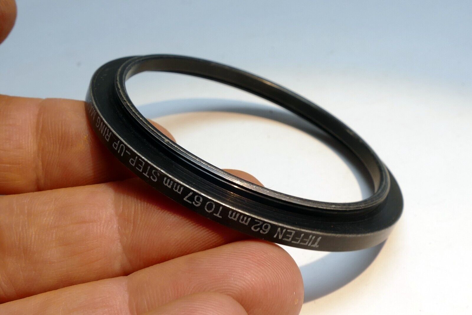 Ring adapter 62mm step-up to 67mm  ring for 8 VIII 66.6mm holder Tiffen USA