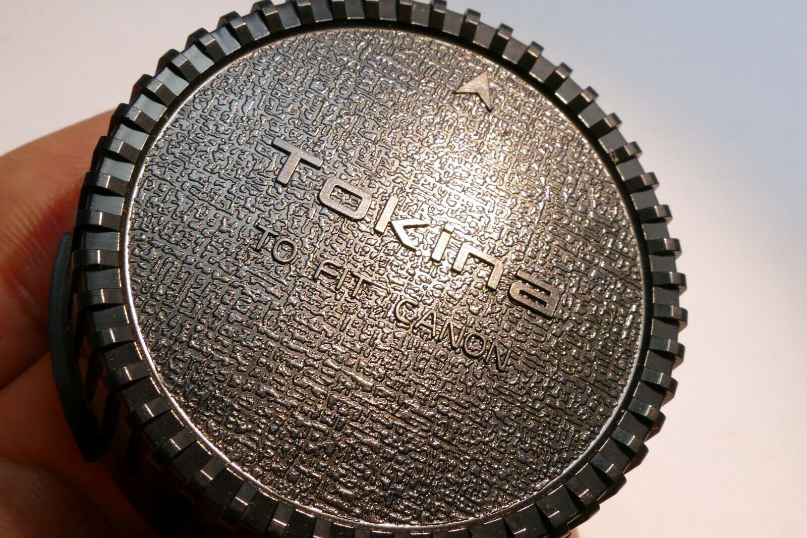 Tokina Rear Lens Cap for Canon FD mount lenses manual focus 28mm f2.0 f2.8