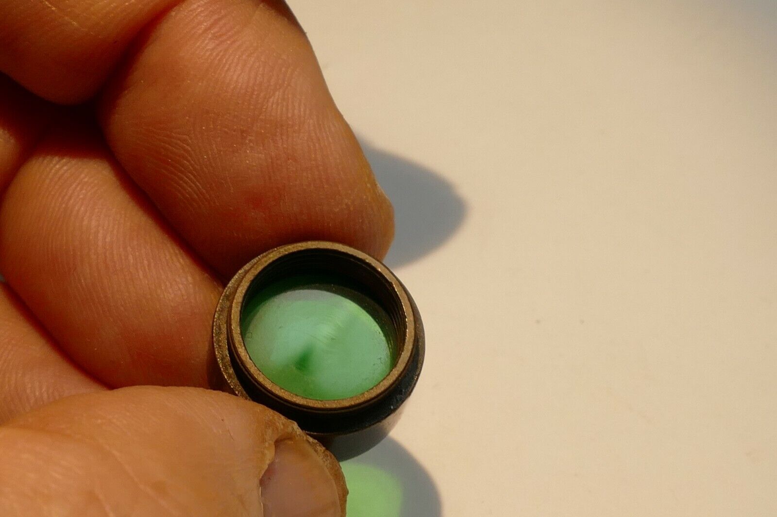 Ilex 15mm threaded screw in Lens filter Green X