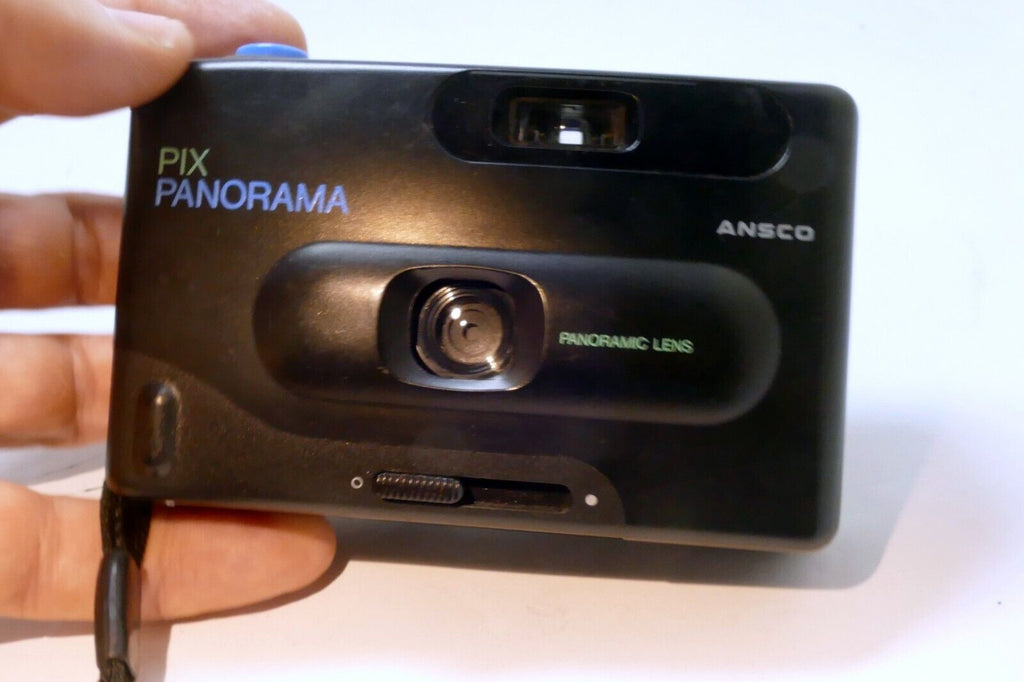 ANSCO PIX PANORAMA Compact 35mm Film Camera W Panoramic Lens Point & Shoot