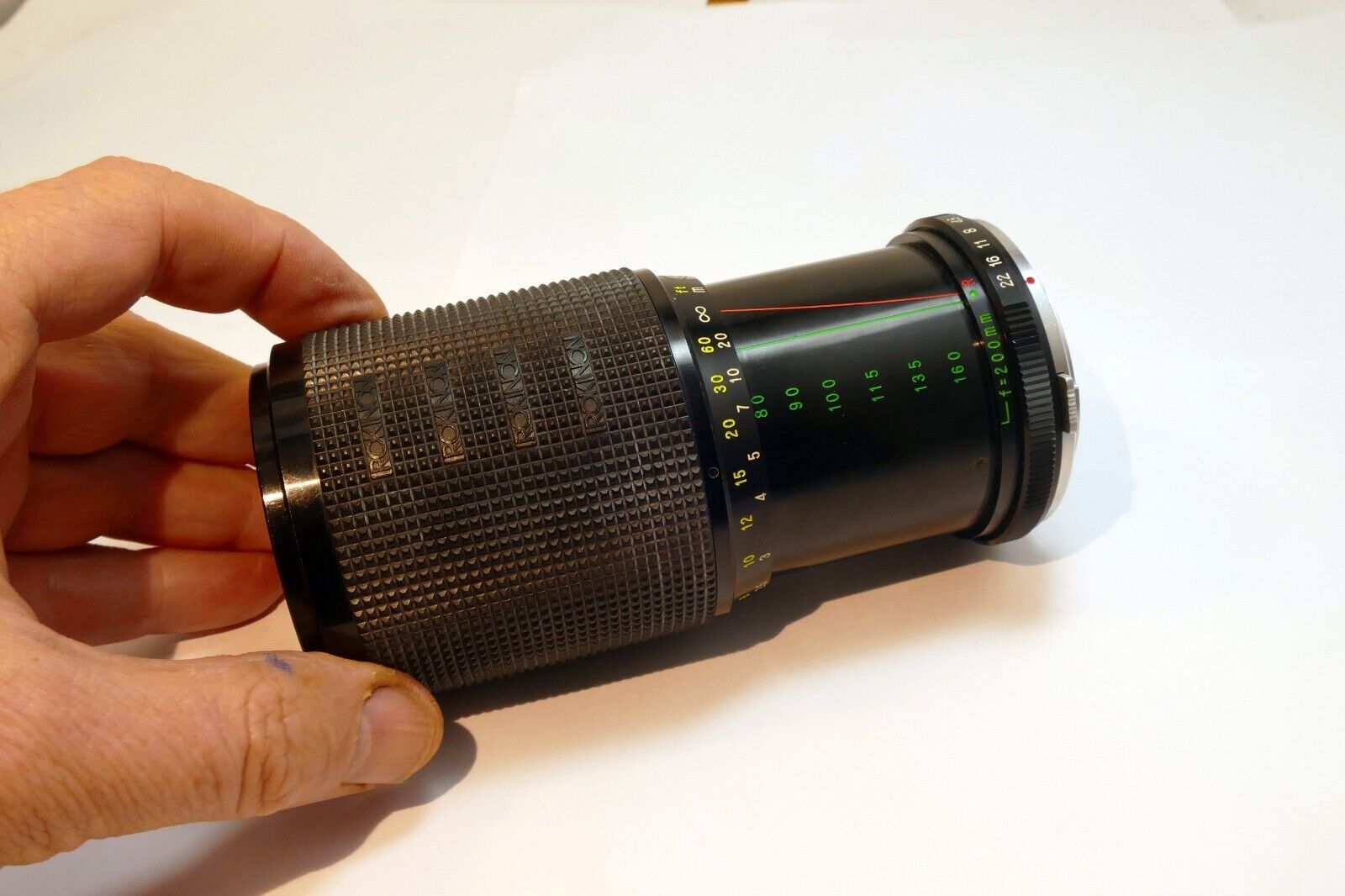 Rokinon 80-200mm f4.5 lens for Olympus OM with Haze (AS IS Parts or Repair)