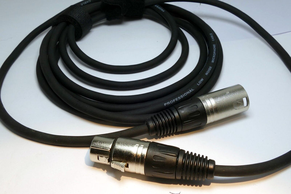 XLR M-F Male to Female 3 pin Audio Cable  9 feet extension adapter Low Noise Pro