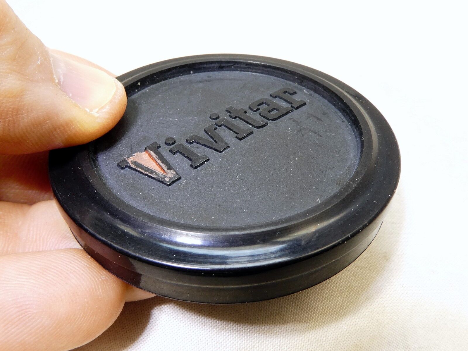 Vivitar 55mm Lens Front Cap Slip on type plastic 57mm ID