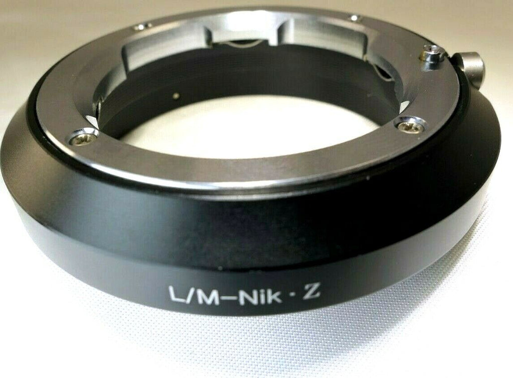 Leica M bayonet Lens mount adapter to Nikon Z 6 7 Full frame Mirrorless Cameras