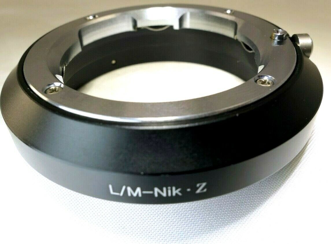 Leica M bayonet Lens mount adapter to Nikon Z 6 7 Full frame Mirrorless Cameras